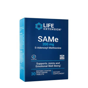Life Extension - SAMe 200 mg (S-Adenosyl-Methionine) (30 Tablets) - Nuvalia