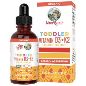 MaryRuth's Toddler Vitamin D3+K2 Drops Unflavored 30ml - Nuvalia
