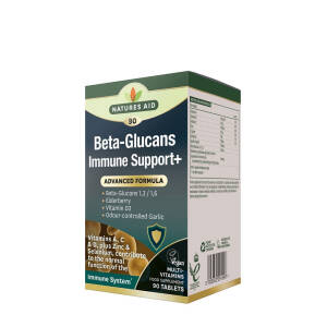 Natures Aid Beta-Glucans Immune Support+ (90 Tablets) - Nuvalia