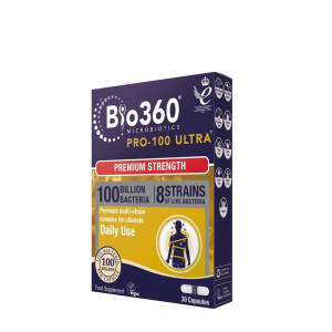 Natures Aid Pro-100 ULTRA (100 Billion Bacteria) (30 Capsules) - Nuvalia