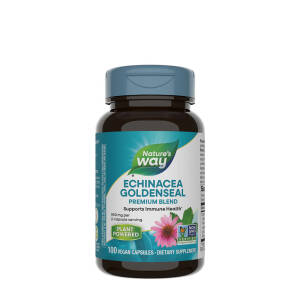 Natures Way Echinacea Goldenseal Premium Blend (100 Capsules) - Nuvalia