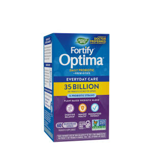 Natures Way Fortify® Optima® 35 Billion Probiotic + Prebiotic (60 Capsules) - Nuvalia
