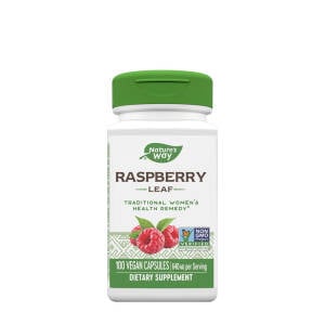 Natures Way Raspberry Leaf (100 Capsules) - Nuvalia