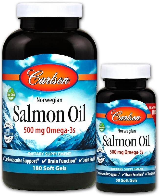 Norwegian Salmon Oil - 180 + 50 softgels - Nuvalia
