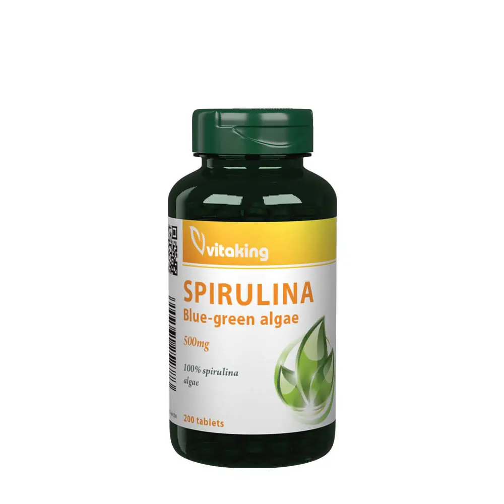 Vitaking Spirulina Algae 500 mg (200 Tablets) - Nuvalia